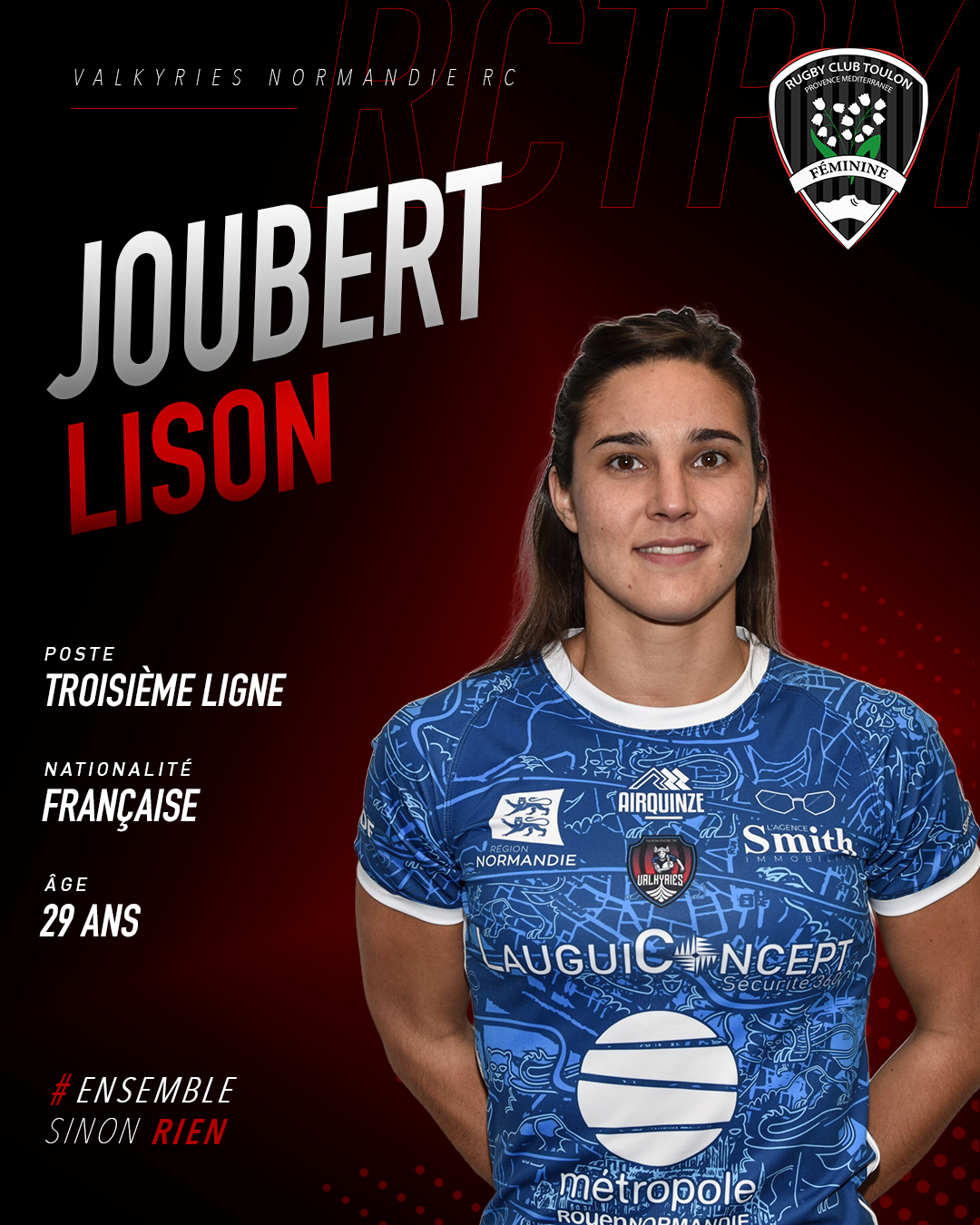 Les nouvelles recrues du RCTPM : les 3/4 recrues 26 27 lison joubert