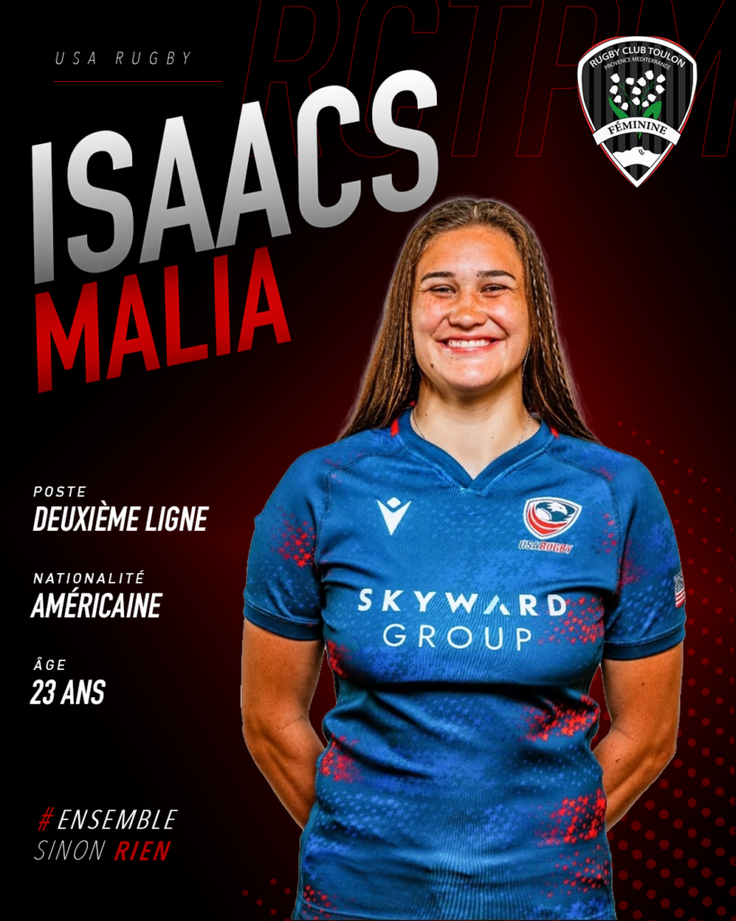 Les nouvelles recrues du RCTPM : les 3/4 recrues 26 27 malia isaacs